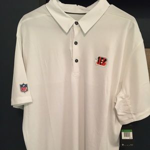NWT Bengals NFL Men’s NIKE Dri Fit polo XL